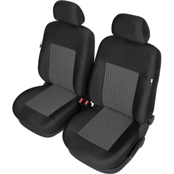 Coprisedili Auto Coprisedili Anteriori Grigio Scuro Per Hyundai I20 2 Ii (15-)-image