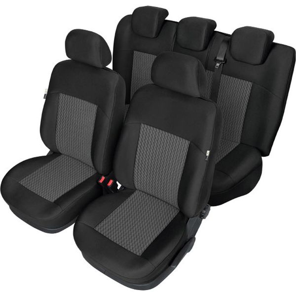 Set Coprisedili Auto Grigio Scuro Per Hyundai I20 1 I (-14)-image
