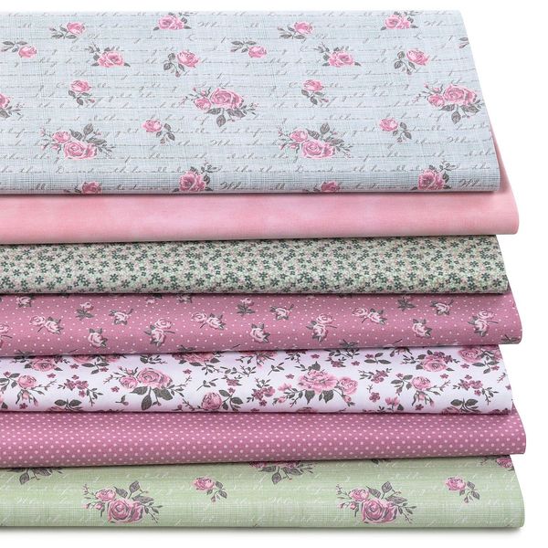 Patchwork- Und Quiltpaket "Rosentraum", Rosa-Color-image