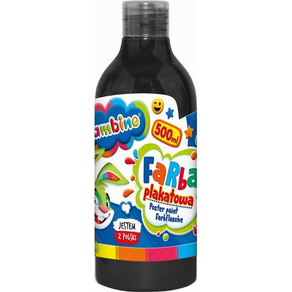 Vernice Per Poster Nera In Bottiglia 500Ml Bambino-image