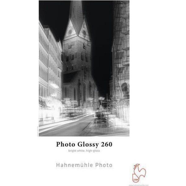 HahnemüHle Carta Fotografica Lucida A Getto D'inchiostro - 260 G/M² - Din A3 - 25 Fogli-image
