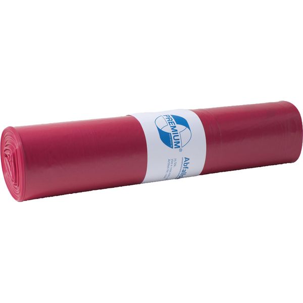 Sacco Per Rifiuti Standard 575X1000Mm 70L Rosso 25 Pezzi/Confezione.-image
