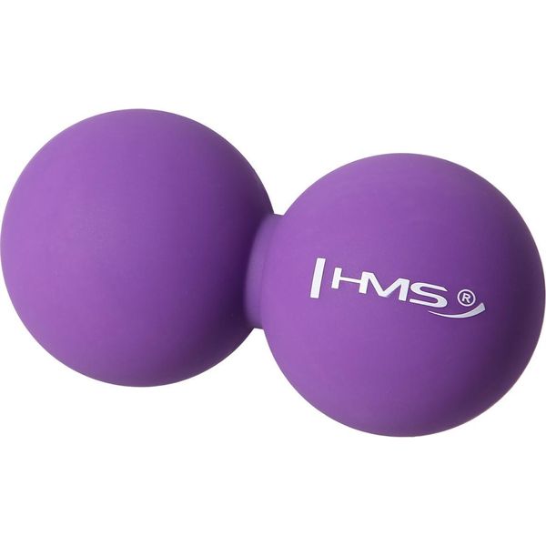 Palla Per Massaggio Doppio Hms BLC02 Viola - Palla Da Lacrosse-image