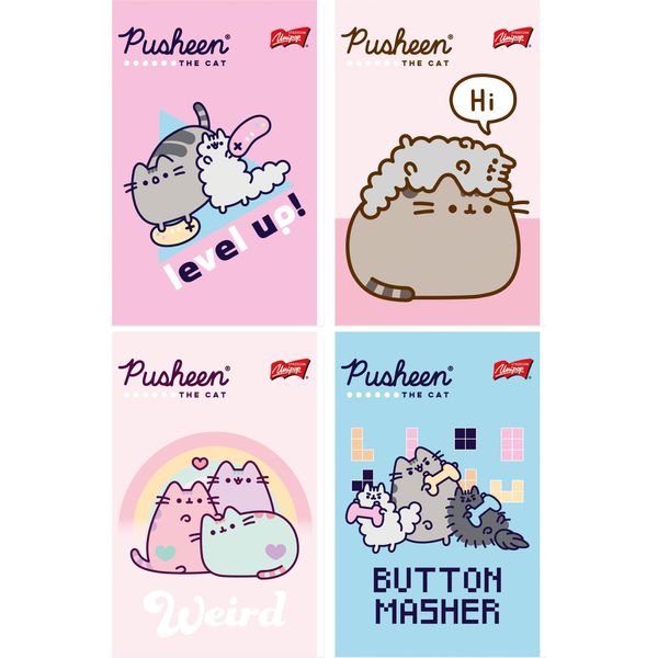 Quaderno A6 50K Griglia Pusheen Majewski-image