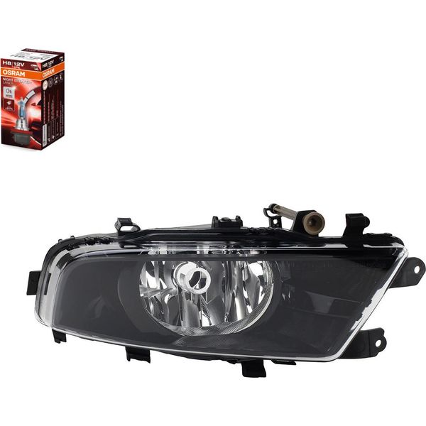 Johns, Fendinebbia Destro + Osram Night Breaker Laser Compatibile Con Skoda Superb 7141305 3T0941702C-image