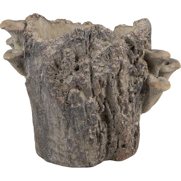 Vaso Da Fiori Clayre & Eef 20X18X18 Cm Pietra Marrone-image