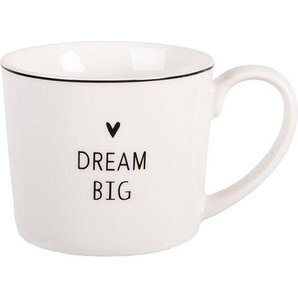 Tazza Clayre & Eef 275 Ml Cuore In Porcellana Bianca-image