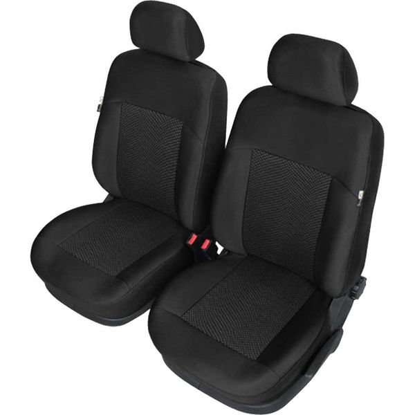 Coprisedili Auto Coprisedili Anteriori Neri Per Kia Rio 1-2 I-II (-11)-image