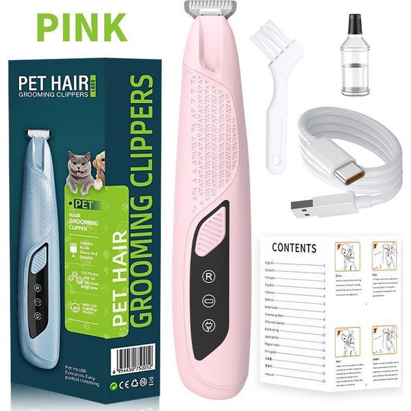 Inf Tagliaunghie Per Animali Domestici Abs, 16,5Cm, Per Zampe, Orecchie E Altro Rosa-image