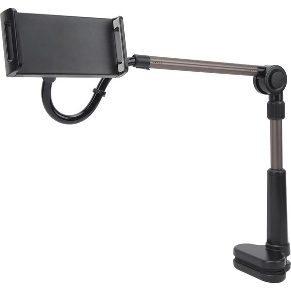 Supporto A Morsetto Per Tablet Supporto Da Scrivania Stabile Flessibile Rotazione Di 360 Gradi Supporto Universale A Morsetto Per Telefono-image