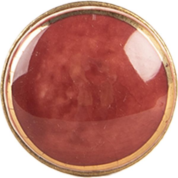 Pomello Per Porta Clayre & Eef Ø 3X3 Cm In Ceramica Rossa-image
