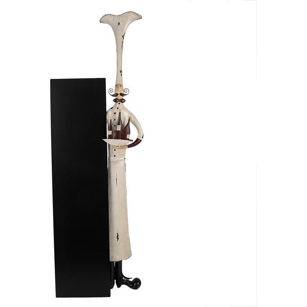 Lavagna Clayre & Eef 37X14X113 Cm Beige Metallo-image