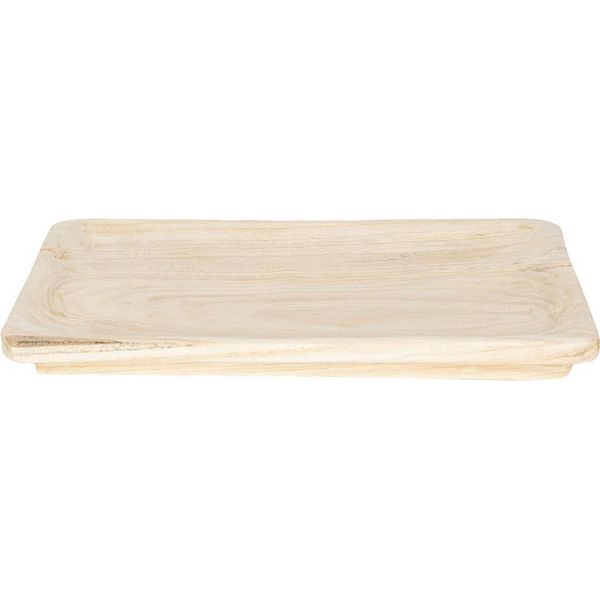 Vassoio Da Portata Clayre & Eef Decoration 41X28X4 Cm Legno Marrone-image