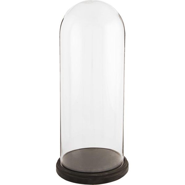 Clayre & Eef Bell Ø 26X60 Cm Legno Trasparente-image