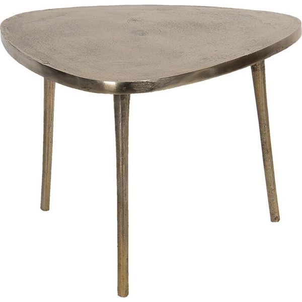 Tavolino Clayre & Eef 69X69X47 Cm In Alluminio Color Oro-image
