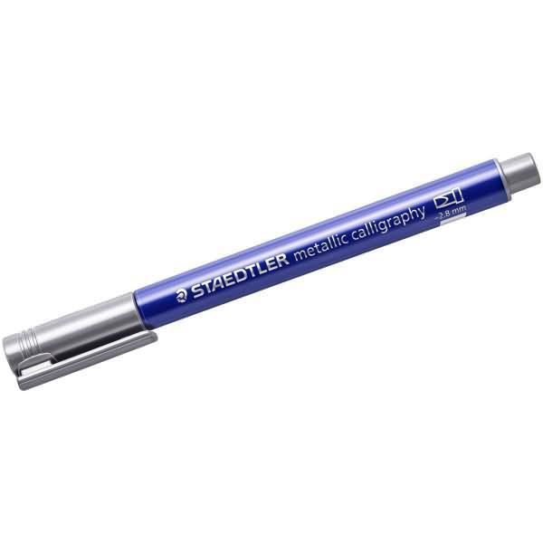 Staedtler 8325-81 Staedtler Marcatore Permanente Calligrafico Metallico, Argento-image
