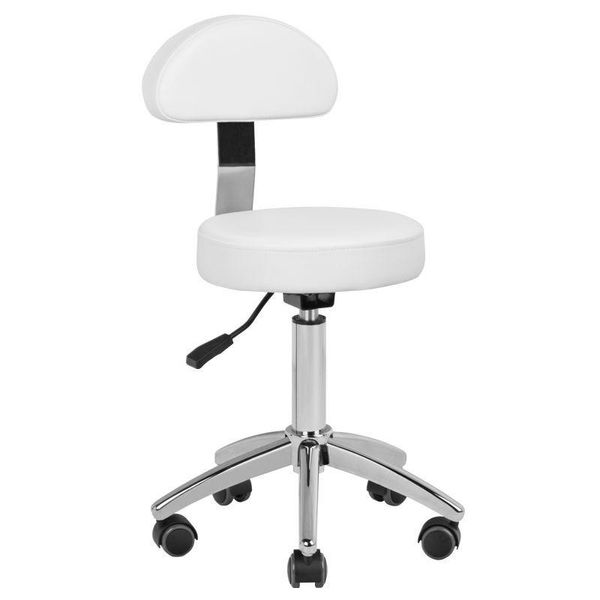 Sgabello Cosmetico Am-304 Bianco-image