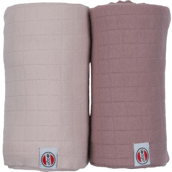 Pannolini Idrofili Lodger - 2 Pezzi - 110 X 110 Cm - Cipria / Rosa | Pannolini Idrofili Grandi-image