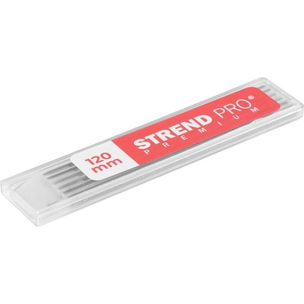 Mina Strend Pro Premium, Di Ricambio, Per Matita Da Falegname, Per Marcatura, 6 Pz, Nera, 120 Mm-image