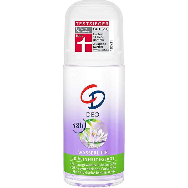 Cd Deo Roll On Ninfea Senza Sali Di Alluminio 50Ml Confezione Da 3-image