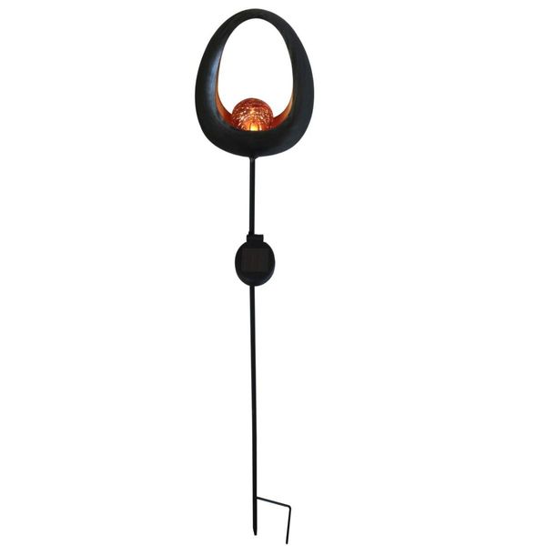 Kynast Garden Led Lolar Scultura Luminosa Oval Fireball Altezza Totale 93 Cm-image