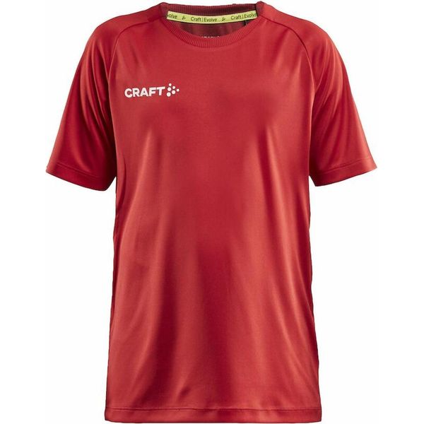 Craft Evolve Tee Jr Rosso Brillante 158/164-image