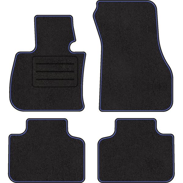 Set Di Tappetini In Velluto Per Bmw X1 F48 (2009 - 2015) 4 Pezzi - Nuovo - Premium-image