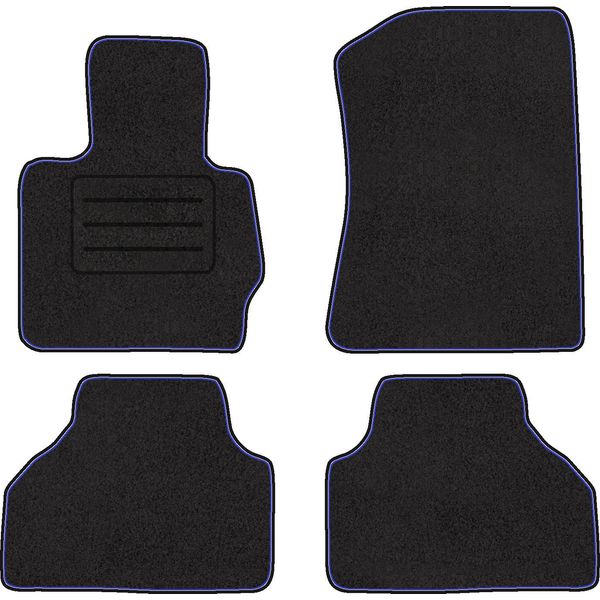 Set Di Tappetini In Velluto Per Bmw X4 F26 (2014 - 2018) 4 Pezzi - Nuovo - Premium-image