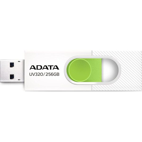 Adata Adata UV320 Unità Flash Usb Da 256 Gb Usb Type-A 3.2 Gen 1 (3.1 Gen 1) Verde, Bianco-image