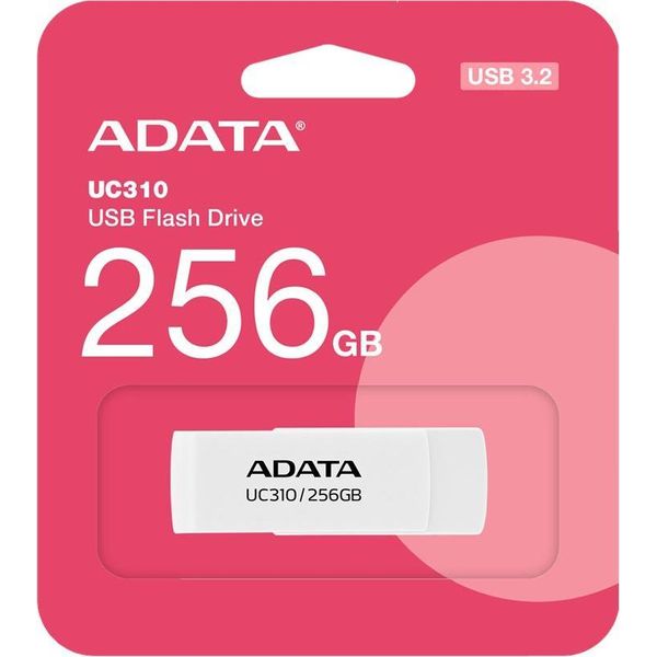 Adata | Unità Flash Usb | UC310 | 256 Gb | Usb 3.2 Gen1 | Bianco-image
