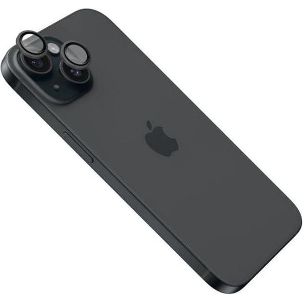 Fixed Fixed Camera Glass | Apple | Iphone 16/16 Plus | Tempered Glass | Black-image