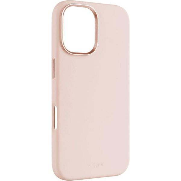 Fixed Fixed Magflow | Back Cover | Apple | Iphone 16 | Liquid Silicon | Pink-image