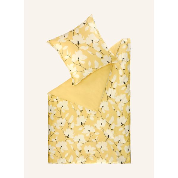 SchÖNer Wohnen Biancheria Da Letto Fleur-B Colore Giallo Dimensioni 155X220+80X80-image