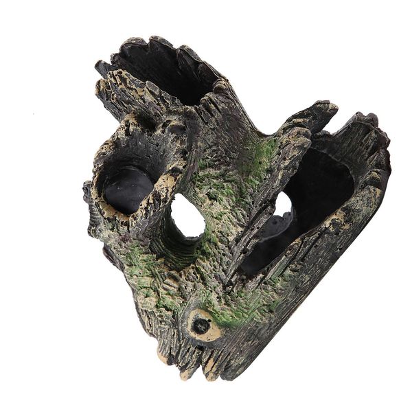 Acquario Driftwood Decorazione Albero Artificiale In Resina Per Serbatoio Di Pesce -Ornamenti-image