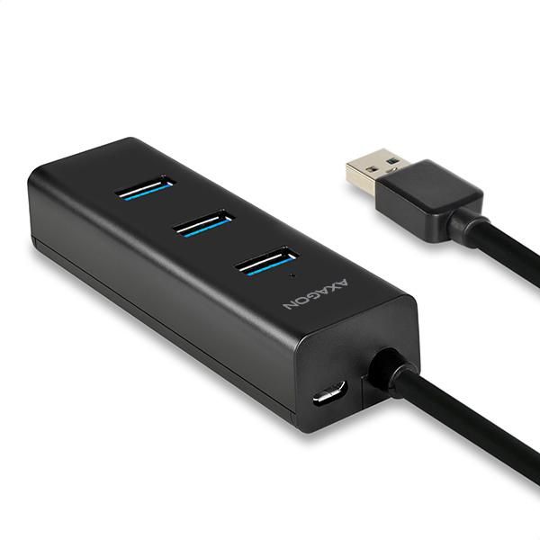 Axagon Axagon HUE-S2B Hub Di Interfaccia Usb 3.2 Gen 1 (3.1 Gen 1) Type-A 5000 Mbit/S Nero-image