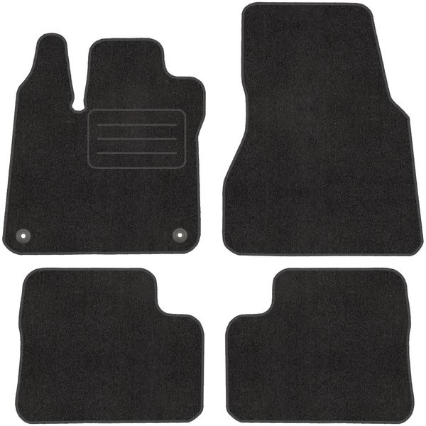 Velour FußMatte Satz FüR Renault Twingo Iii (Ab 14) -Premium QualitäT -Passgenau-image