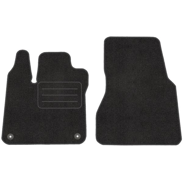 Velour FußMatte Satz Per Smart Fortwo Iii (2014-2020)- Qualità Premium -Passeggeri-image