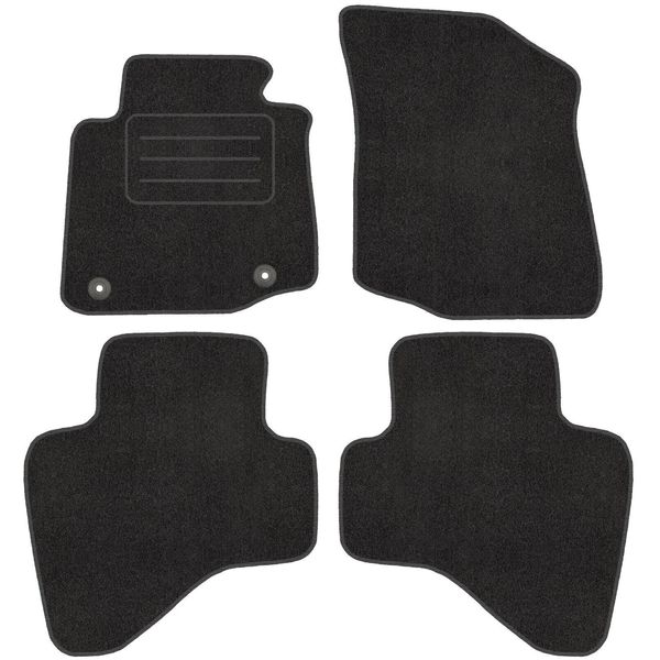 Satz In Velour FußMatte Per Toyota Aygo Ii (A Partire Dal 2014) - Qualità Premium - Passeggeri-image