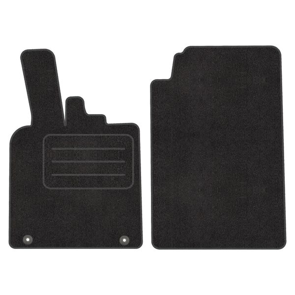 Satz In Velour FußMatte Per Smart Fortwo Ii (2007-2014) - Premium QualitäT -Passgen-image