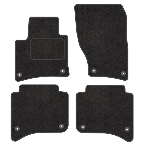 Velour FußMatte Satz FüR Porsche Cayenne Ii (10-17)- Premium QualitäT -Passgenau-image