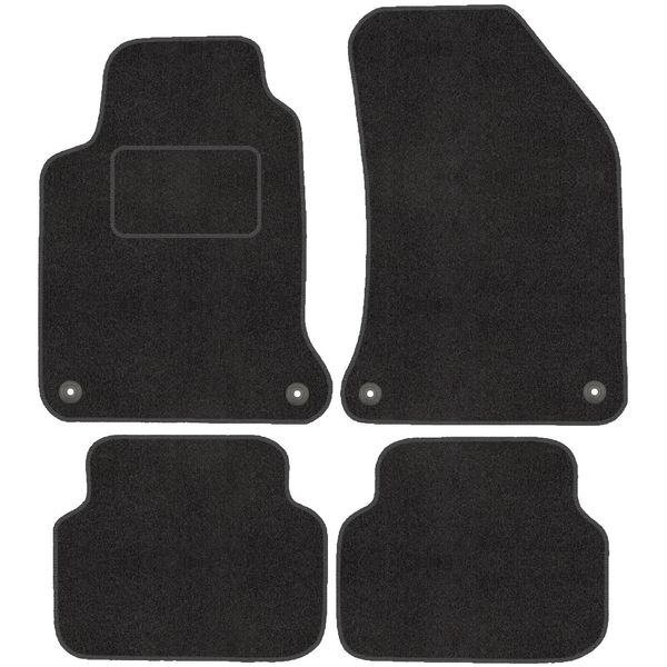 Velour FußMatte Satz FüR Renault Laguna Ii (01-07) - Premium QualitäT -Passgenau-image