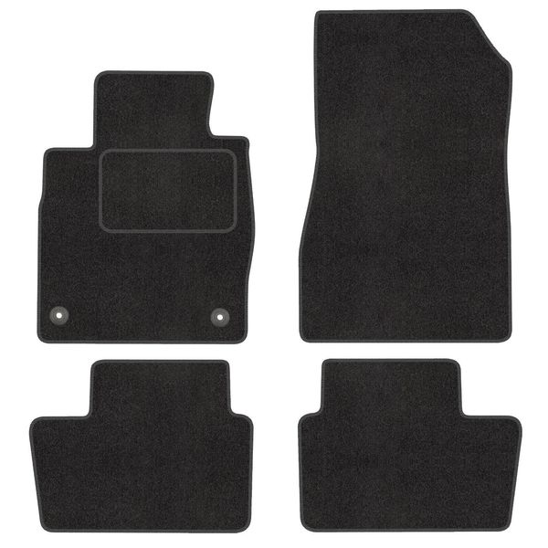 Velour FußMatte Satz FüR Nissan Juke Ii F16 Ab 16- Premium QualitäT - Passgenau-image