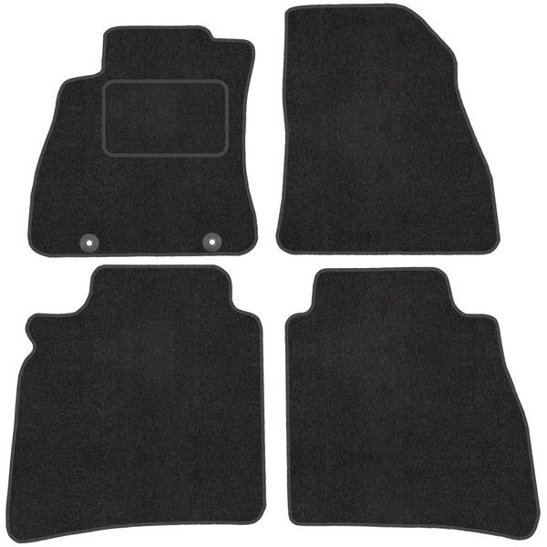Satz In Velour FußMatte Per Nissan Pulsar (Ab 2014) - Qualità Premium - Passgenau-image