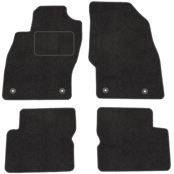 Velour FußMatte Satz Per Opel Adam (Ab 2012) -Qualità Premium -Passgenau-image
