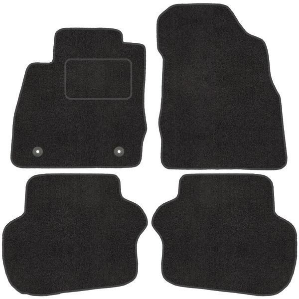 Satz In Velour FußMatte Per Mazda 2 Ii (2007-2014) - Qualità Premium - Passgenau-image