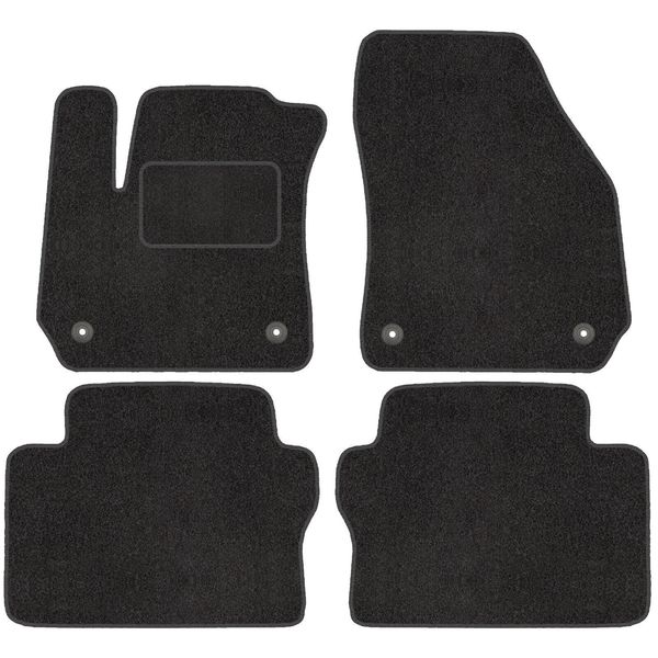 Velour FußMatte Satz FüR Opel Zafira B (2005-2011) - Premium QualitäT -Passgenau-image