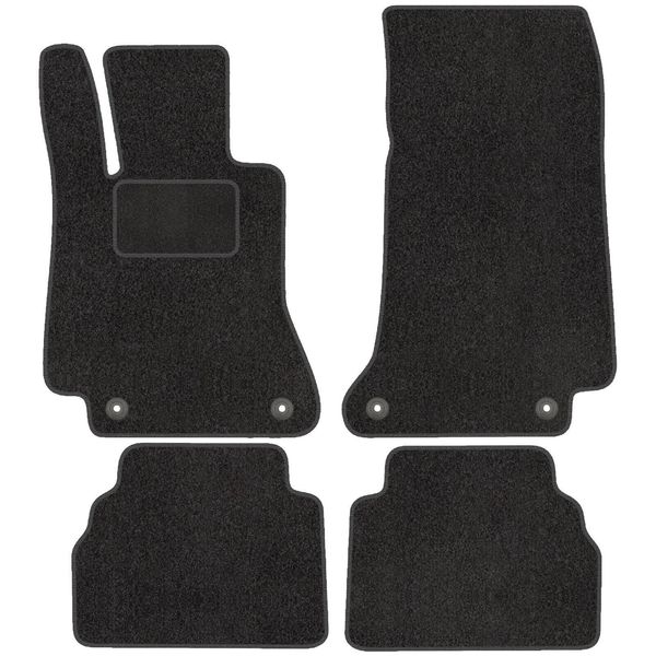 Velour FußMatte Satz FüR Mercedes E W213 (Ab 16) - Premium QualitäT - Passgenau-image