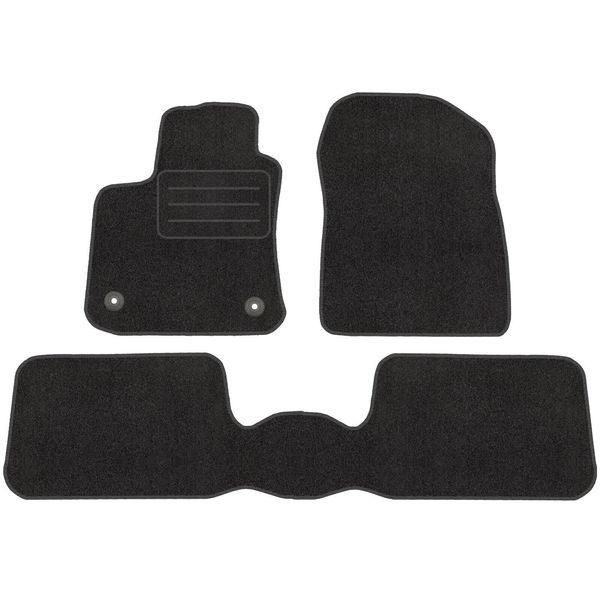 Velour FußMatte Satz FüR Renault Twingo Ii (07-14) -Premium QualitäT -Passgenau-image