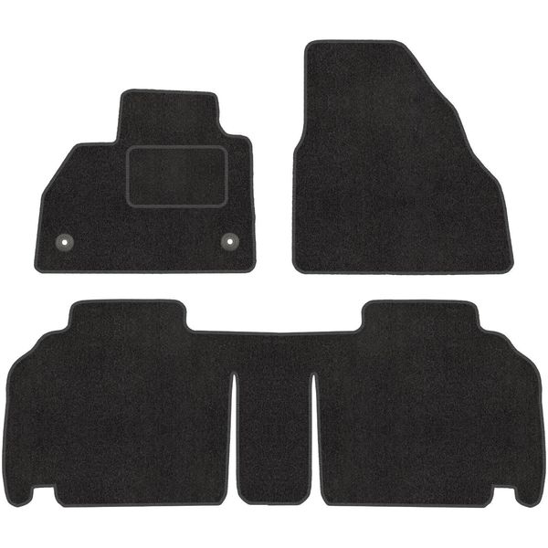 Satz In Velour FußMatte Per Mercedes Citan W415 - Qualità Premium - Passgenau-image