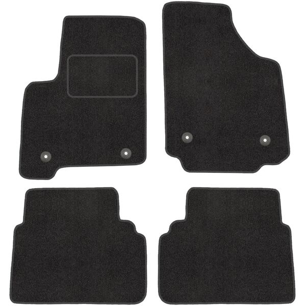Velour FußMatte Satz FüR Opel Meriva A (2003-2010) - Premium QualitäT -Passgenau-image